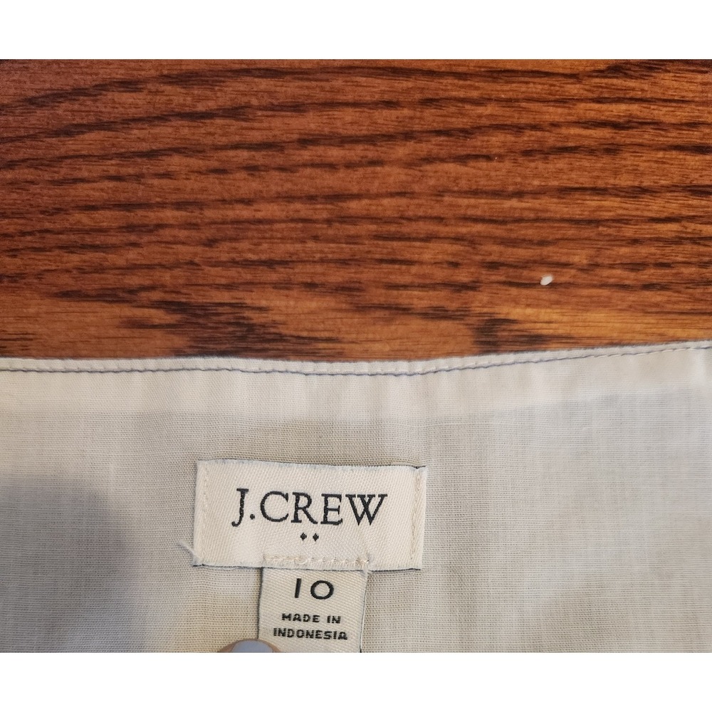 J Crew Tank Top Womens Size 10 Blue Chambray V Neck‎ Cami Adjustable Straps - Picture 4 of 8